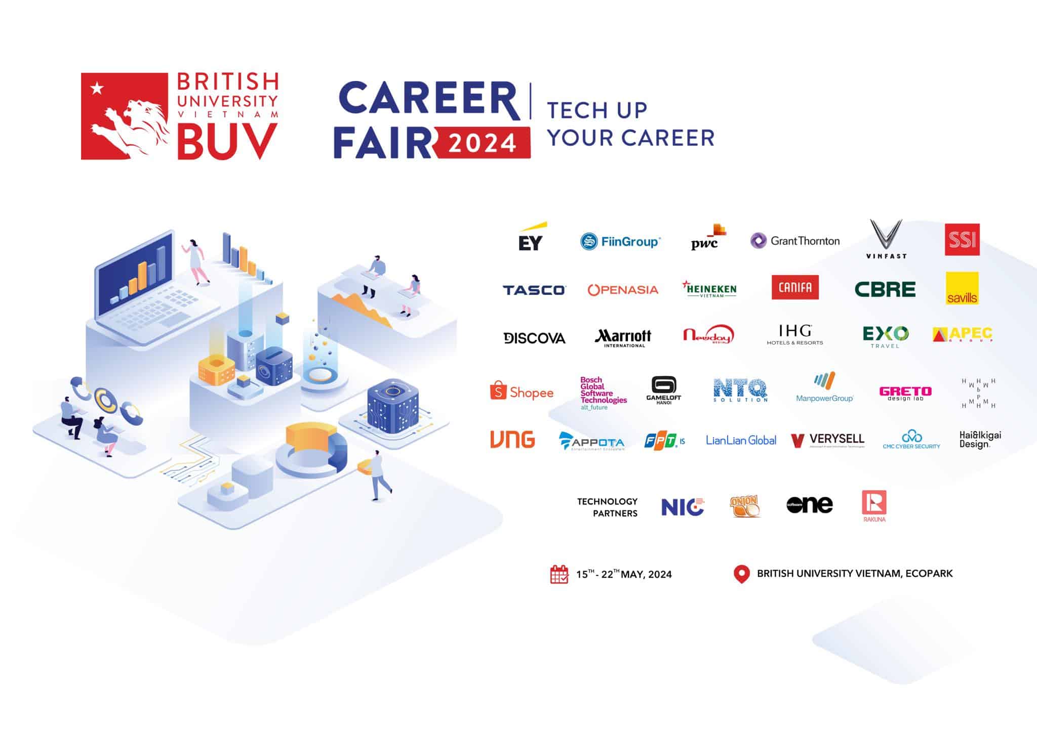 BUV CAREER FAIR 2024: Để công nghệ nâng tầm sự nghiệp