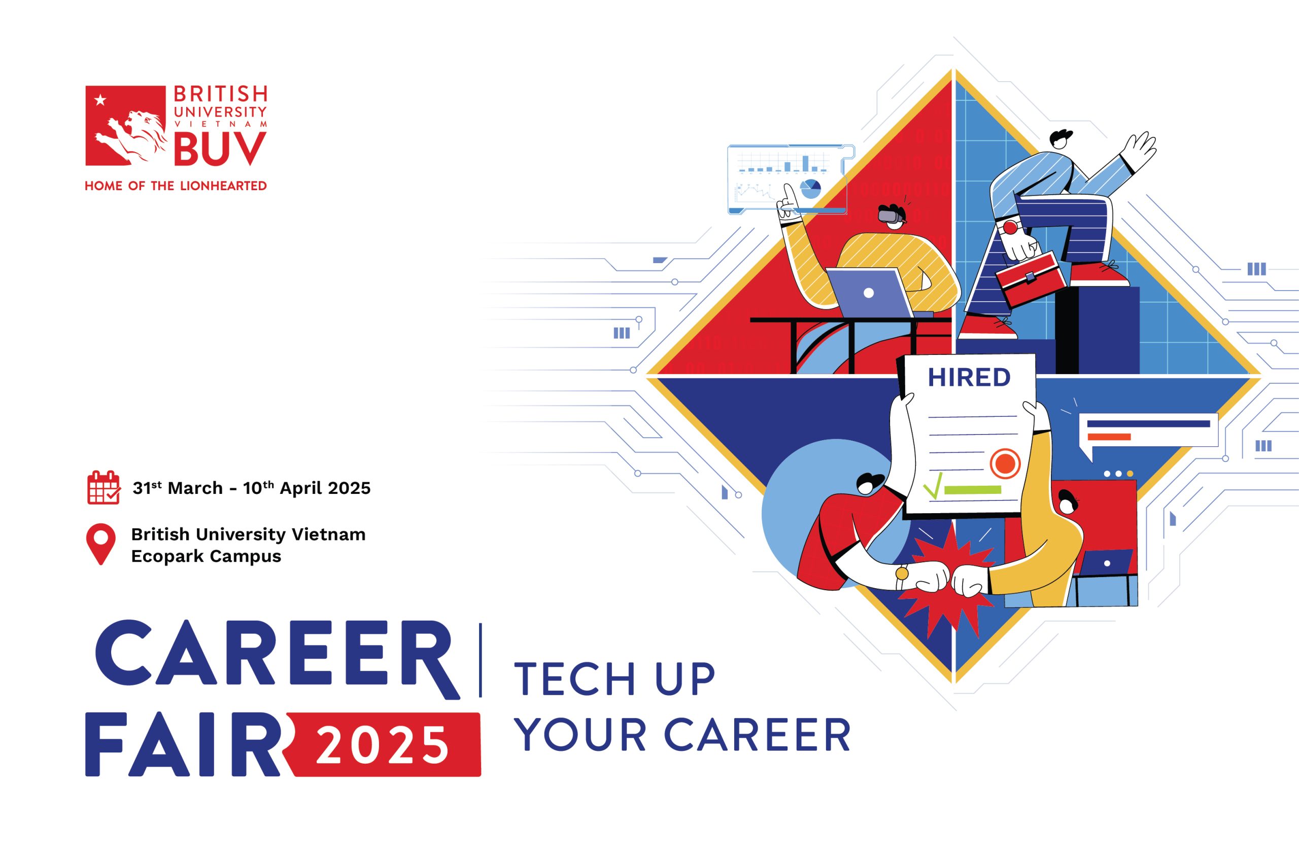 BUV Career Fair 2025 | Cất cánh sự nghiệp cùng Công nghệ